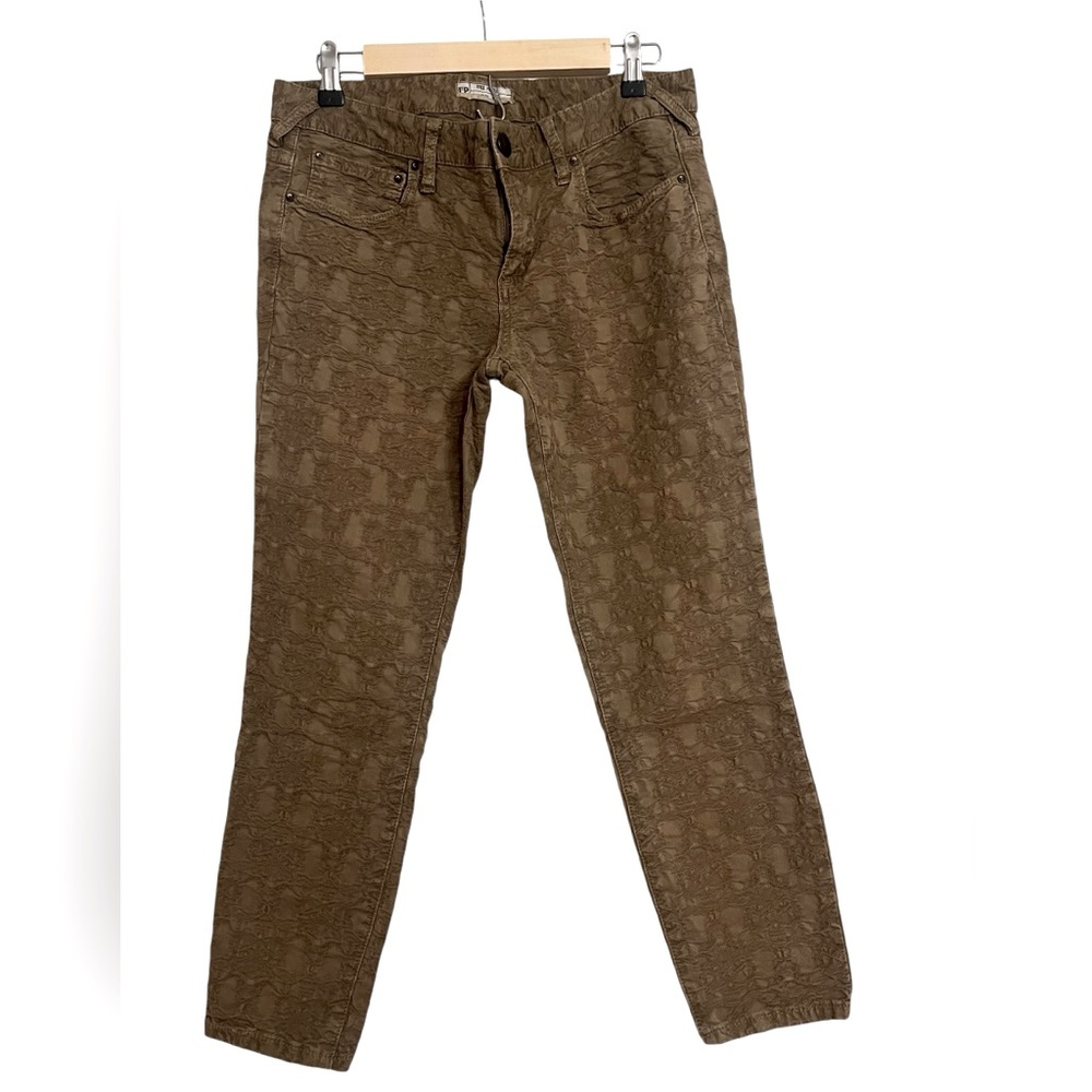 FREE PEOPLE textured pants